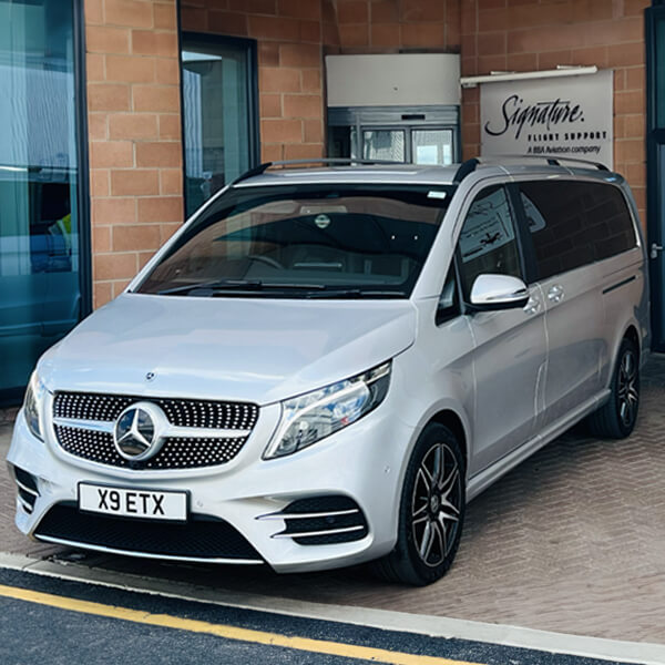 Mercedes V-Class chauffeur vehicle