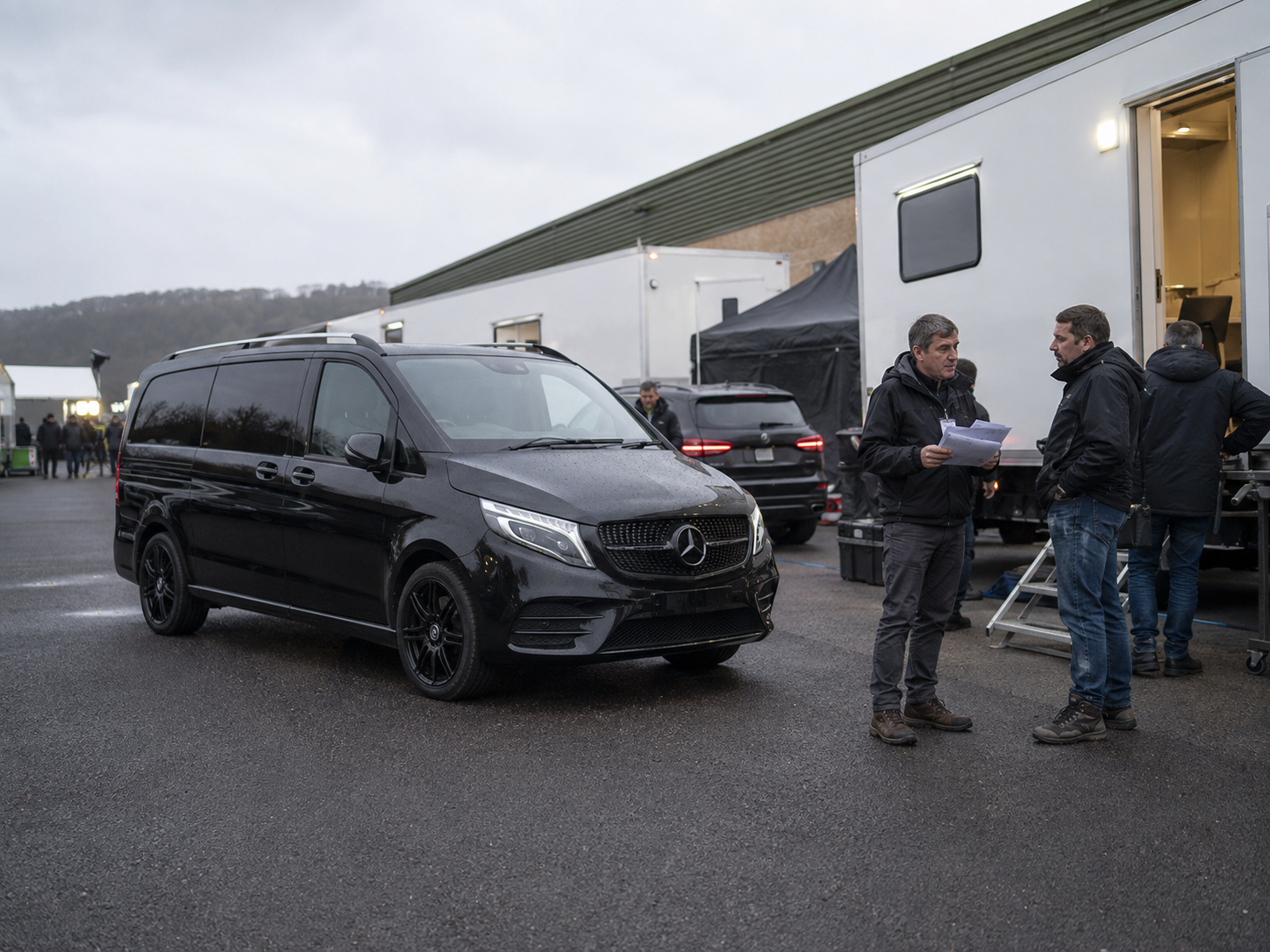 TV and film production transport working from call sheets and unit bases